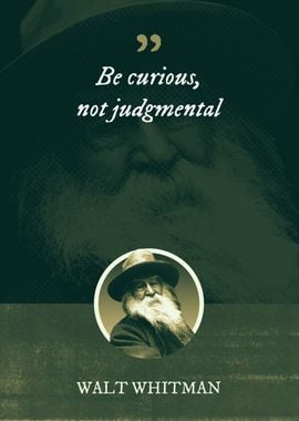 Be curious not judgmental