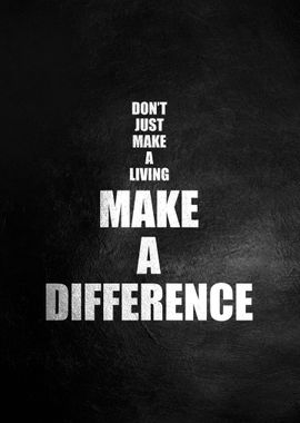 Make a Difference