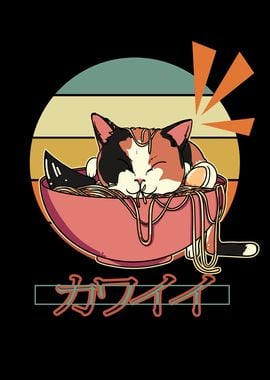 Anime cat Ramen Send Noods