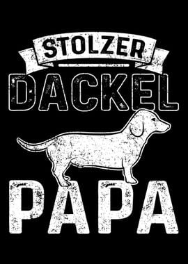 Stolzer Dackel Papa Hundeb