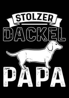 Stolzer Dackel Papa Hundeb