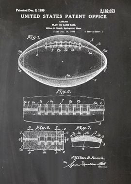 1 Football Ball Patent