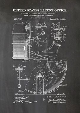 44 Drum And Cymbal Pedal