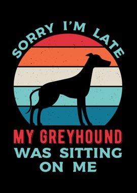 Funny Greyhound Dog