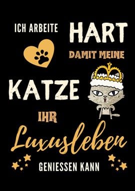 Arbeite hart fr Katze 