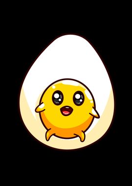 Cute Chibi Kawaii Egg