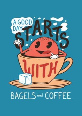 BAGELS AND COFFEE