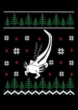 Axolotl Ugly Christmas