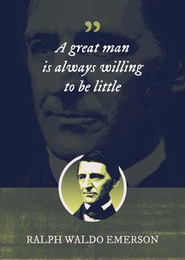 A great man is always