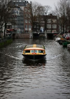 Amsterdam canal boat trip