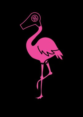 Hairdresser Flamingo Funny