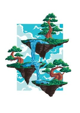 Flying Bonsai Islands