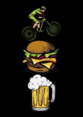 bike burger and beer