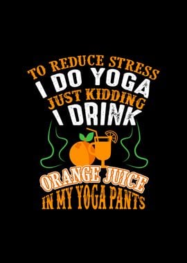 Reduce Stress Orange Juice