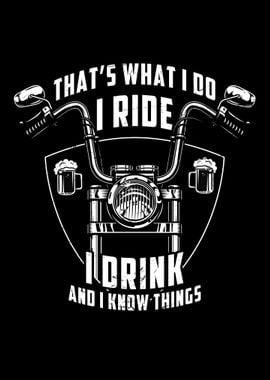 i ride i drink