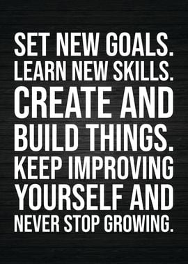 Set New Goals