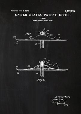 56 Zildjian Cymbal Patent