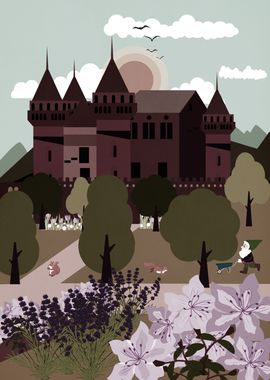 Castle and garden 1