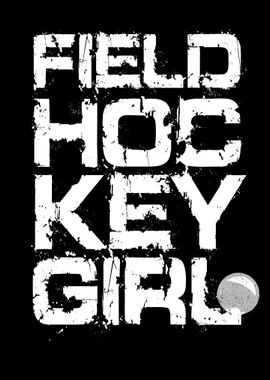 Field Hockey Grunge Text