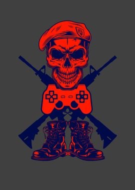 Skull weapon gamer