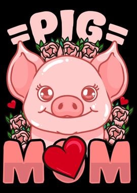 Pig Mom Kawaii