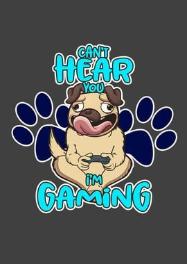 Cant hear you gamer dog