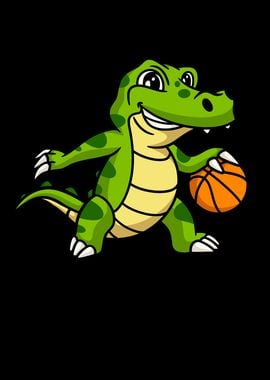 Basketball Crocodile Kids