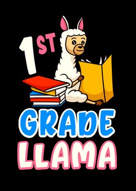 1st Grade Llama Funny