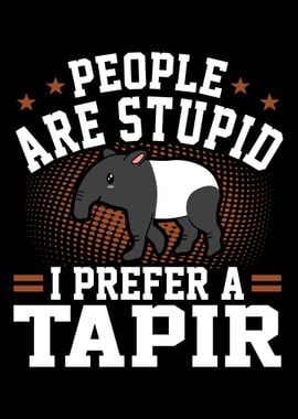 Tapir Mammal Cute Gift Ide