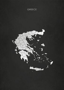 Silver Greece Map