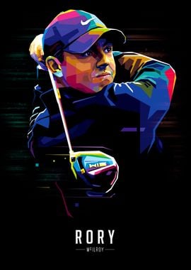 Rory McIlroy Pop Art