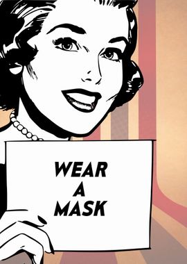 WEAR A MASK HOUSEWIFE