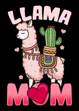 Llama Mom Mothers Day