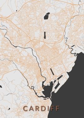 Cardiff Map