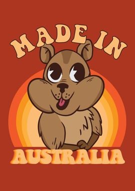 MADE IN AUSTRALIA WOMBAT