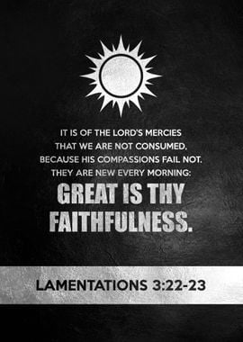 Lamentations 3 22 23