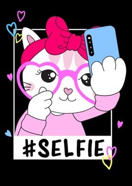 Cute Kitty Cat take Selfie