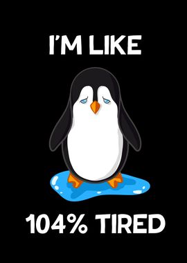 Tired penguin