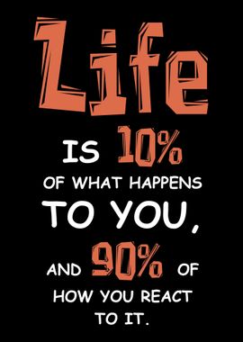 How You React Optimistic G' Poster, picture, metal print, paint by 