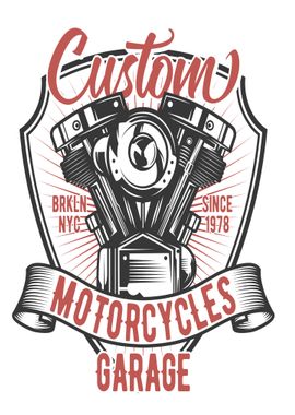 Custom Motorcycle Garage