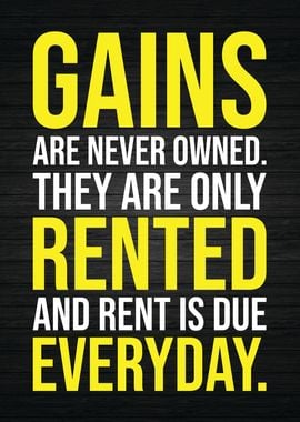 Gains Are Never Owned