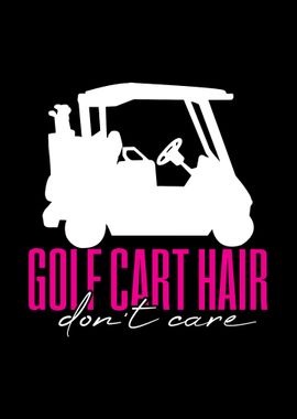 Golfing Golfer Golf Cart