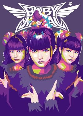 BABY METAL POP ART