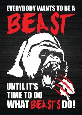 Be A Beast Gorilla Workout