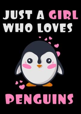 Girl who loves penguins