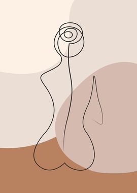 Line Nude Art