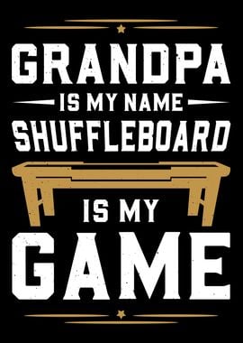 Shuffleboard Grandpa