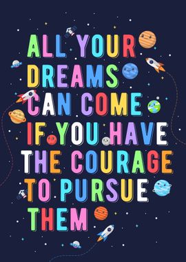 courage child to dream