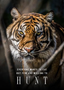 'Few Are Willing To Hunt' Poster, picture, metal print, paint by Five ...