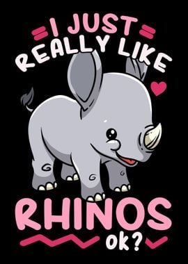 Rhino Rhinoceros Rhino Lov